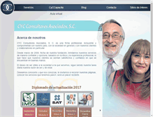 Tablet Screenshot of cycconsultoresasociados.com